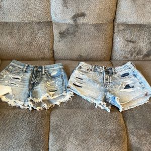 American eagle bundle shorts size 0